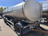 Trailer With Insulated Milk Tank 18,5T